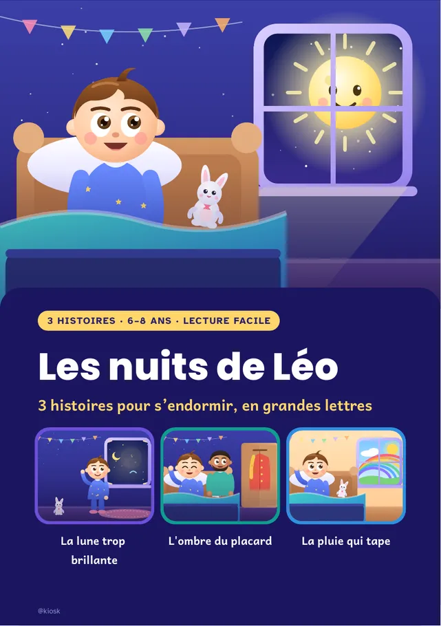 La couverture : 3 histoires