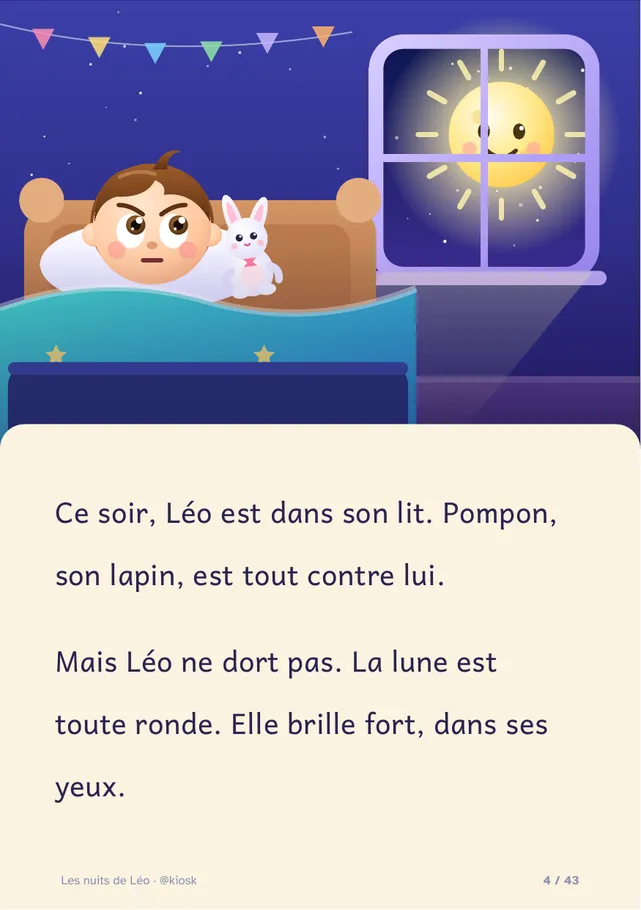 Histoire 1 : la lune brille trop fort