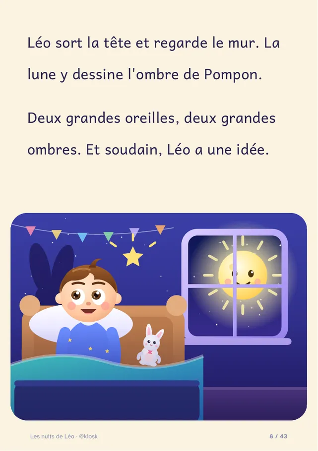 L'ombre de Pompon donne une idée à Léo