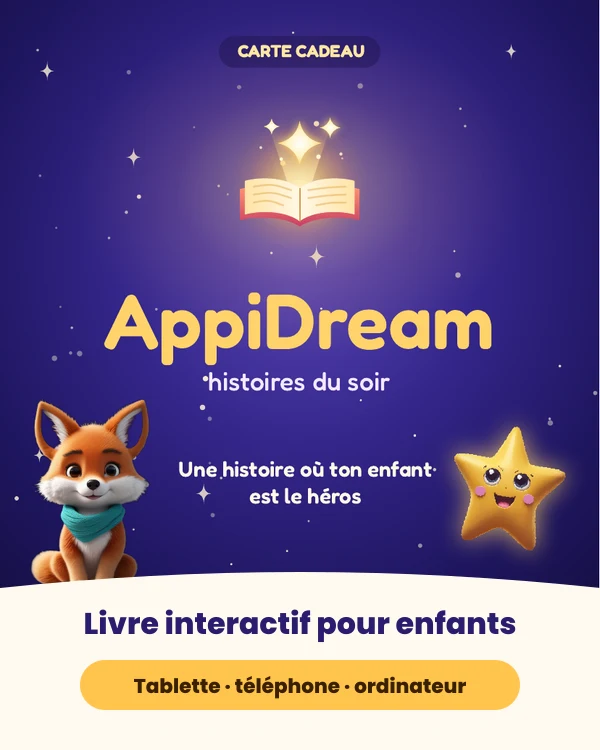Couverture : L’étoile tombée – livre interactif AppiDream